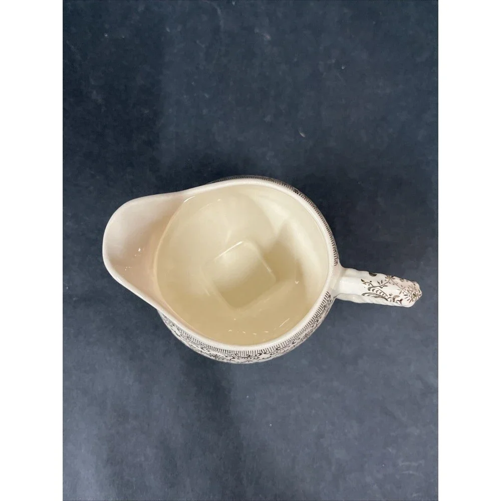 VTG Royal National Brotherhood Operative Potters # 5265 22k Gold Creamer & Plate